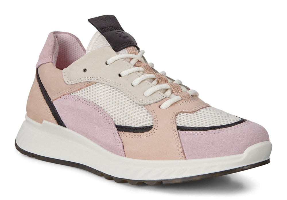 Womens Sneakers - ECCO St.1 - Pink/White/Rose - 5608TNSRO